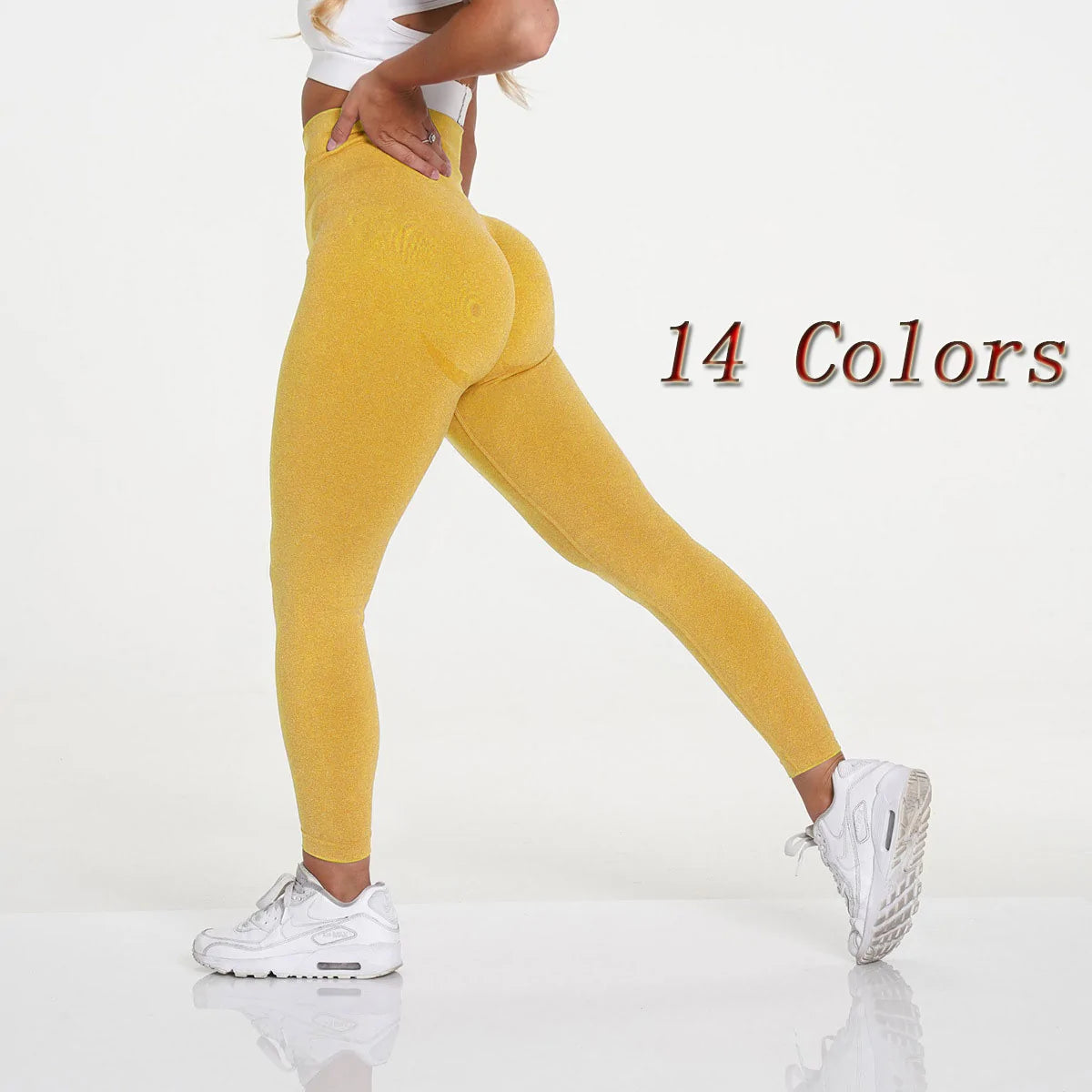 Seamless High Waist Workout Leggings for Women