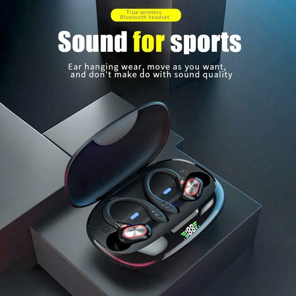 Bluetooth Headset 5.1 True Wireless Earphones Earbuds Headphones HiFi Sport TWS