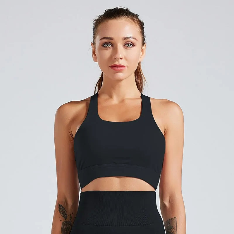 Women's Mesh Patchwork Workout Tank Top