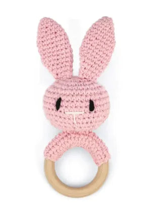 Hand Woven Cartoon Baby Rattle