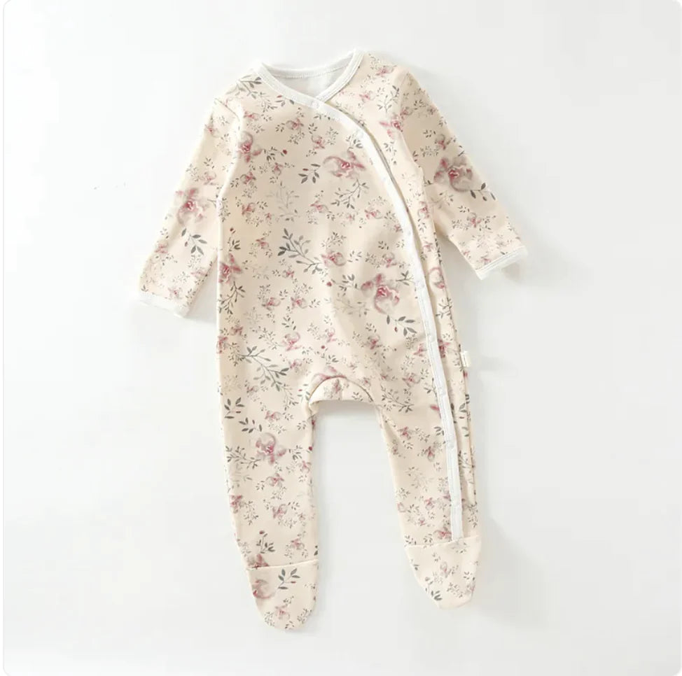 Unisex Newborn Footed Bodysuit