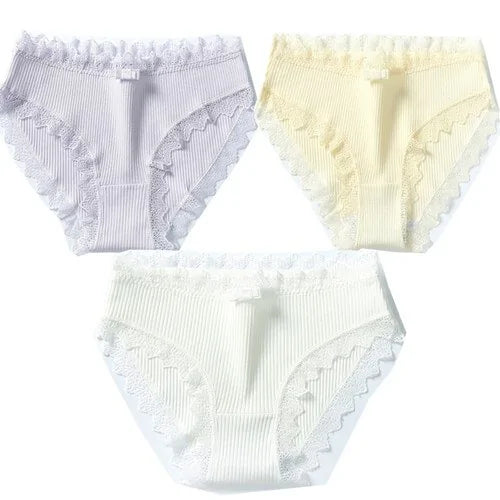 Panties Female Lace Edge Breathable