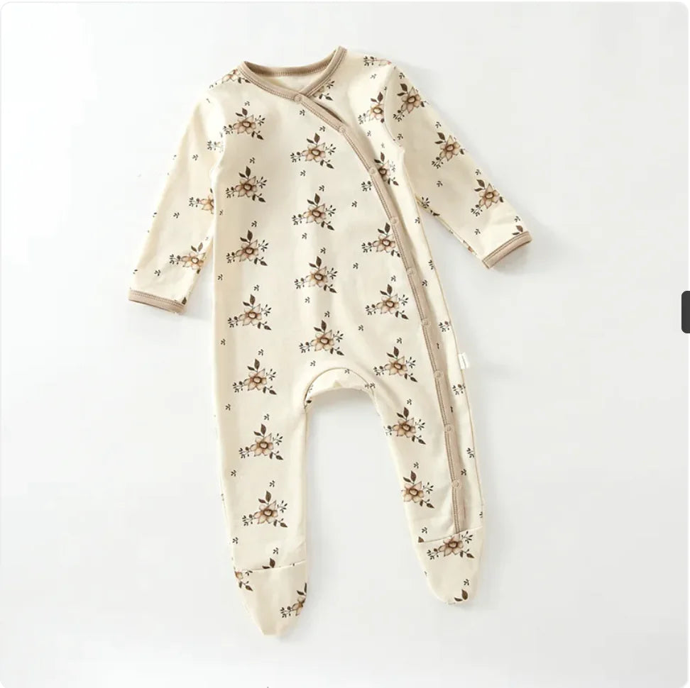 Unisex Newborn Footed Bodysuit