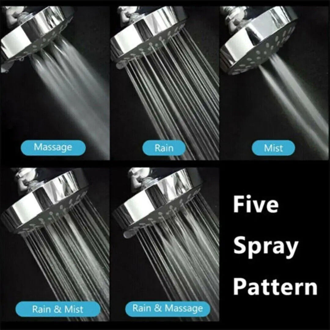 Shower Heads Handheld Spray High Pressure Adjustable Showerhead Top Spray Bath