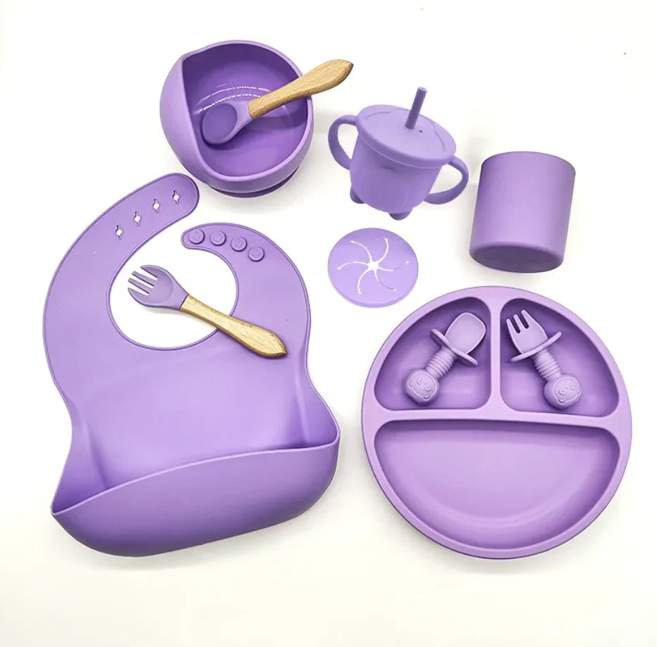 Baby Silicone Feeding Tableware Set