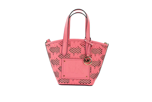 Michael Kors Kimber Small Tea Rose Vegan 2-in-1 Zip Tote