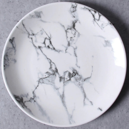 Marble Round Plate 10"