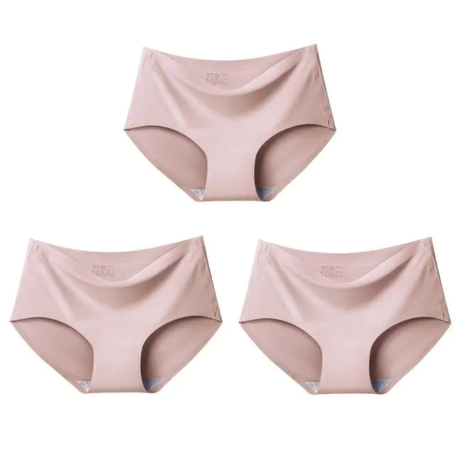 Panties Satin Silk Female Underwear