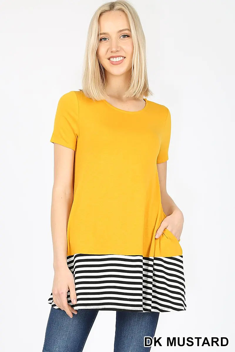 Stripe Block Top