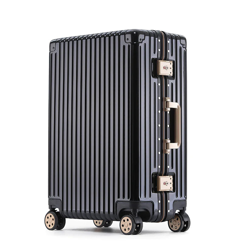 Aluminum Zipperless Luggage