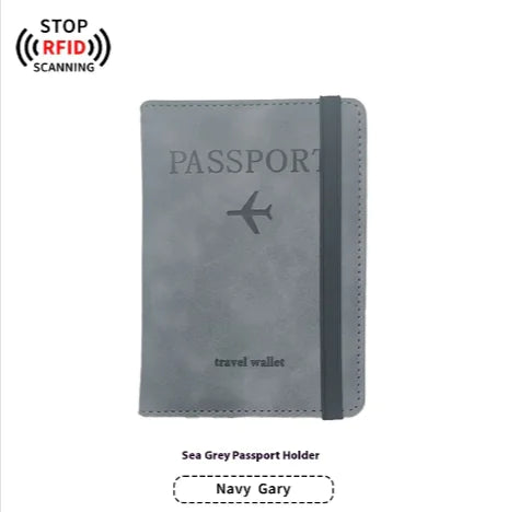 PU Leather Passport & Luggage Tag Set