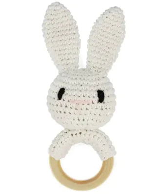 Hand Woven Cartoon Baby Rattle