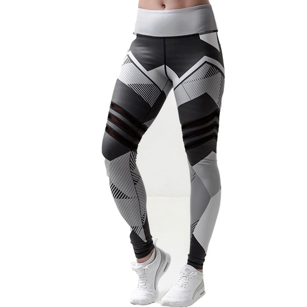 BEFORW 2020 Fashion Digital Printing Leggings: Plus Size Camouflage Workout Pants