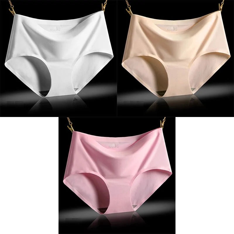 Silk Seamless Low-Waist Panties