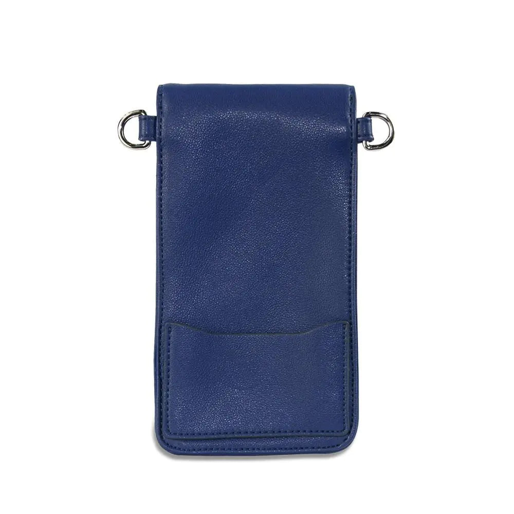 ibag Leather Cross Body-Sapphire