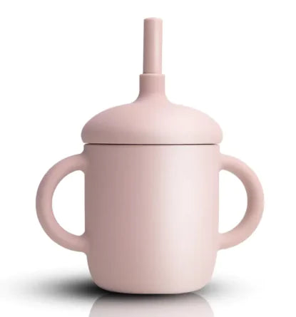 Leak-Proof Silicone Baby Straw Cup