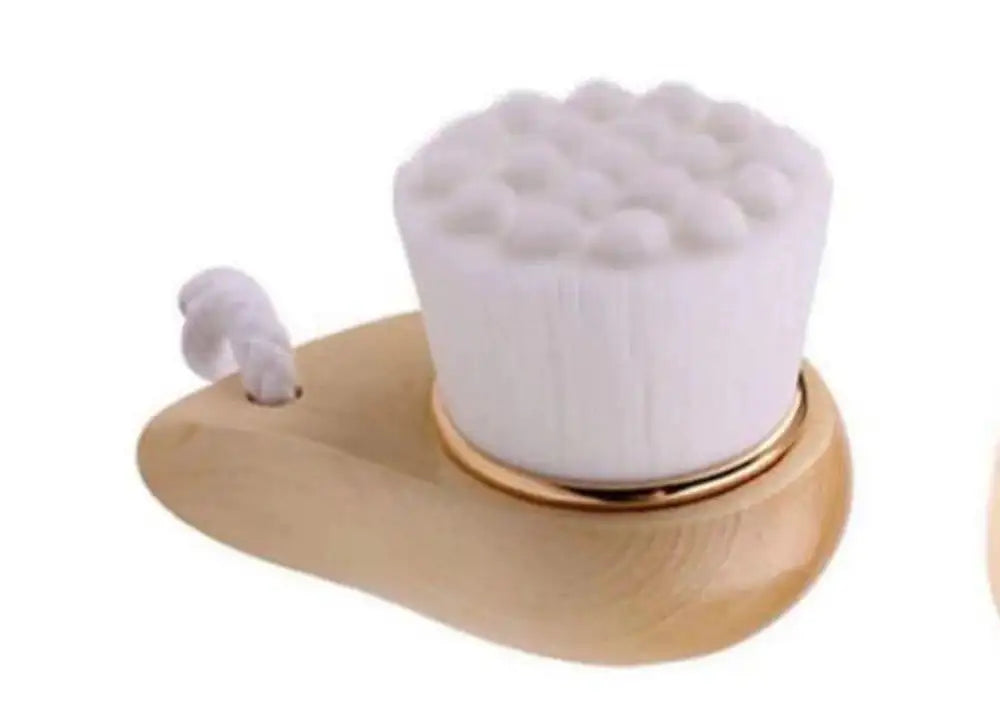 Facial Brush with Bamboo Handle