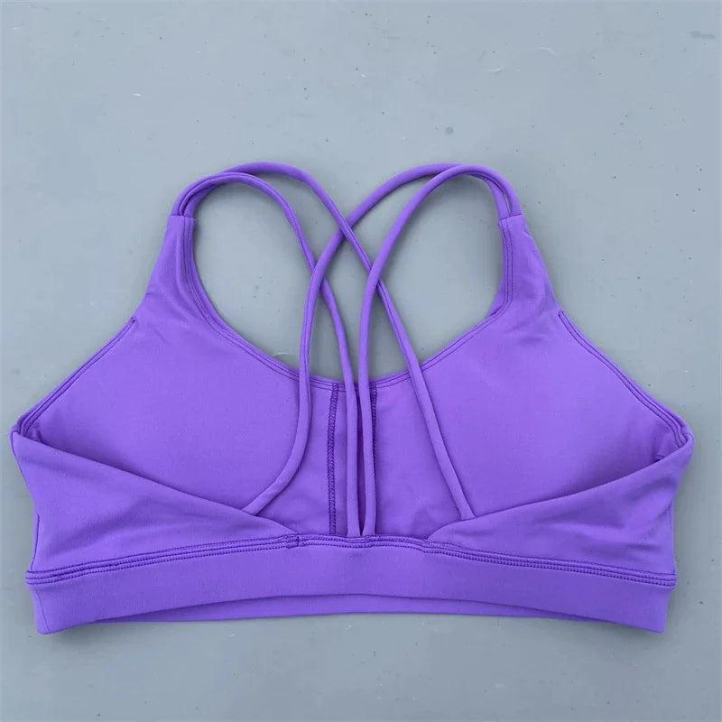 Solid Color High Strength Workout Bra