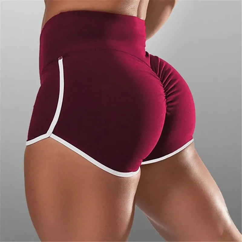 Women Casual Shorts Workout Waistband Skinny Sexy Short