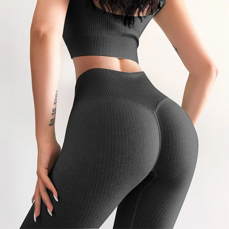 Sculpt Ribbed Workout Leggings