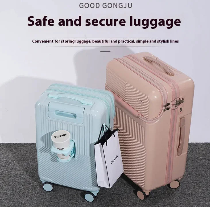 Women's Stylish Password Lock Luggage