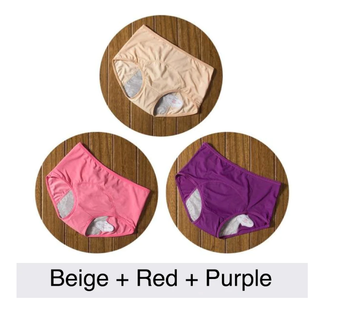 3 Pieces Menstrual Underwear