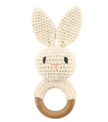 Hand Woven Cartoon Baby Rattle