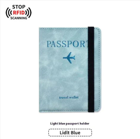 PU Leather Passport & Luggage Tag Set