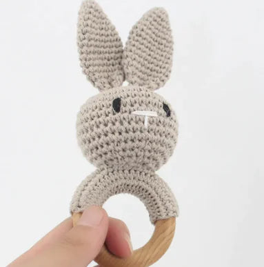 Hand Woven Cartoon Baby Rattle