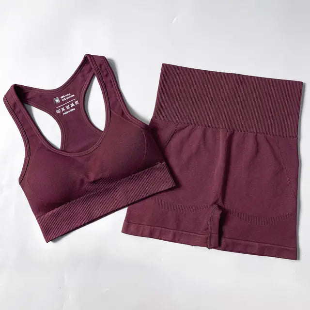 2/3/4PCS Seamless Women Yoga Set Workout