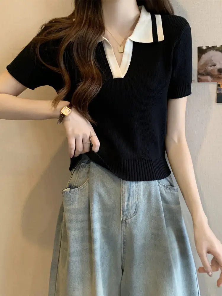 VG Retro Shoulder Top