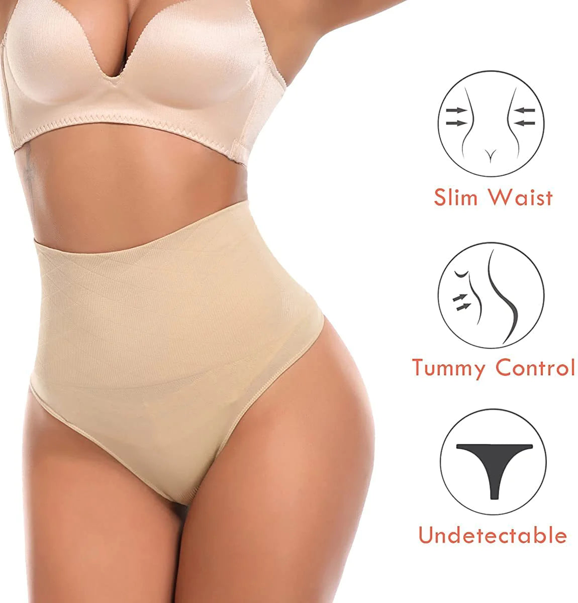 Women's High-Waist Shaping Underwear – Tummy Control & Hip Lift