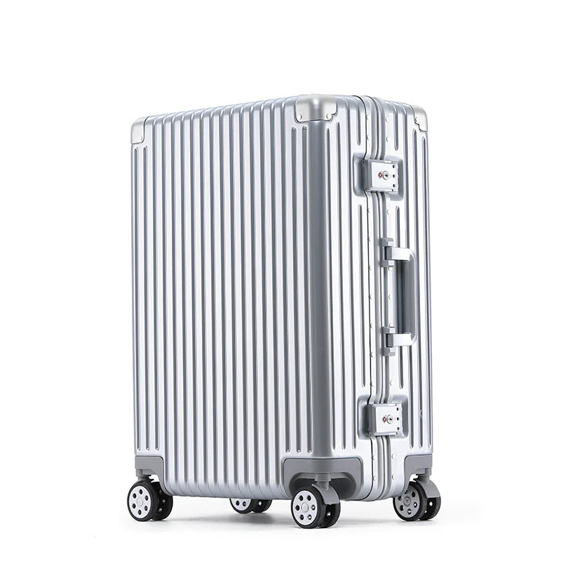 Aluminum Zipperless Luggage