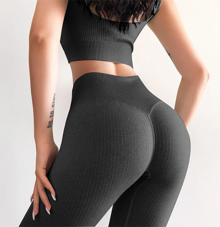 Sculpt Ribbed Workout Leggings