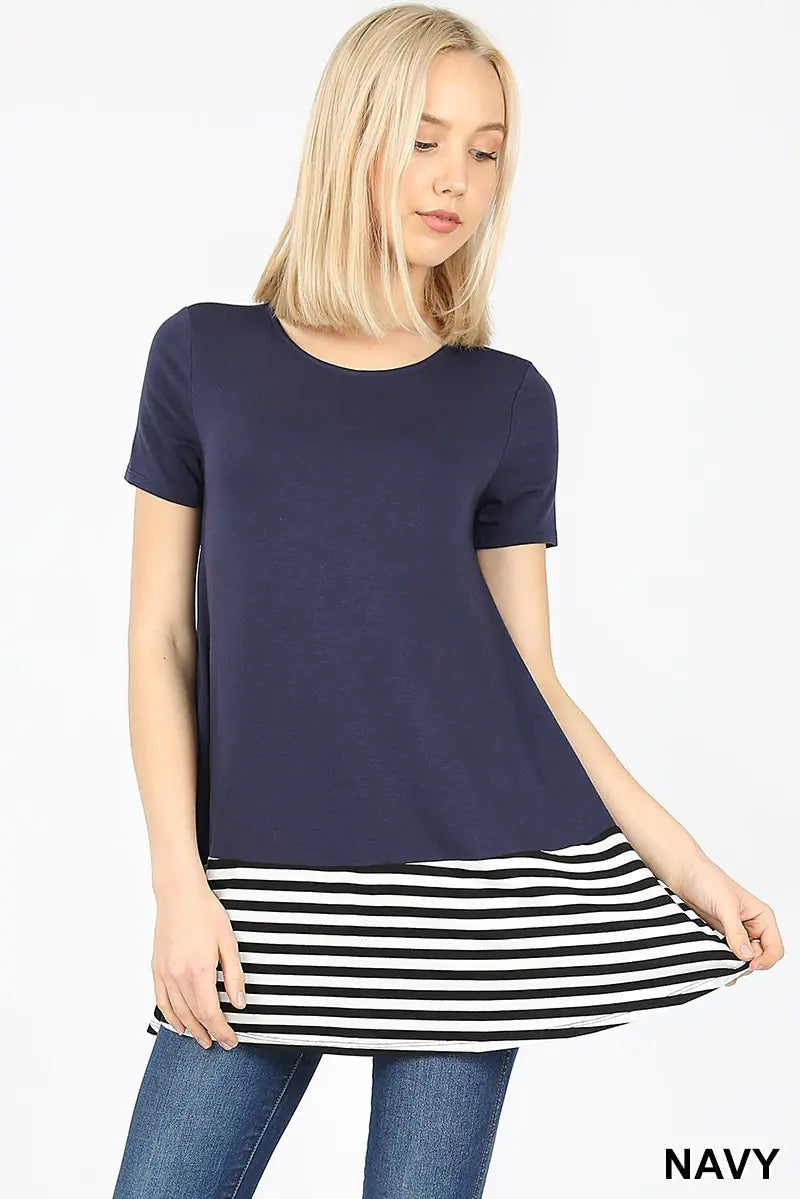 Stripe Block Top