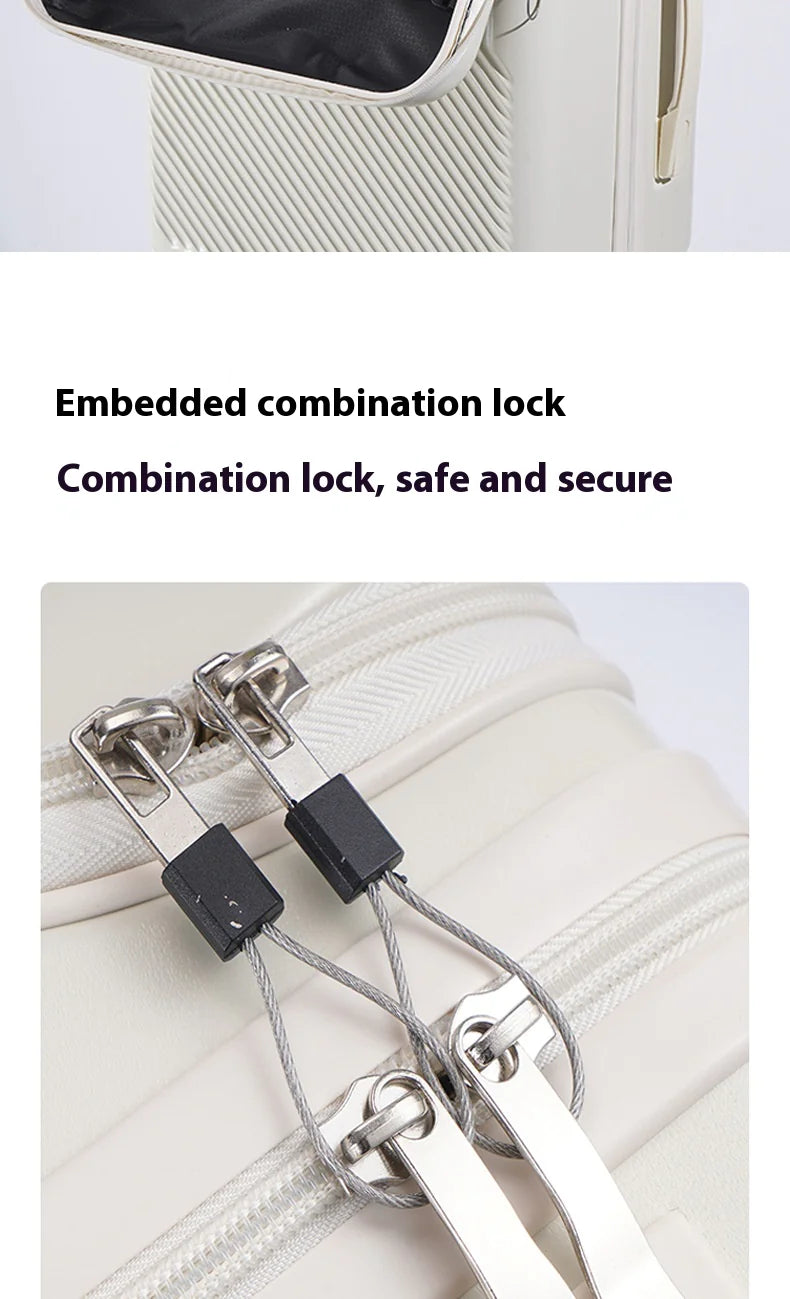 Luggage with Secure Password Lock