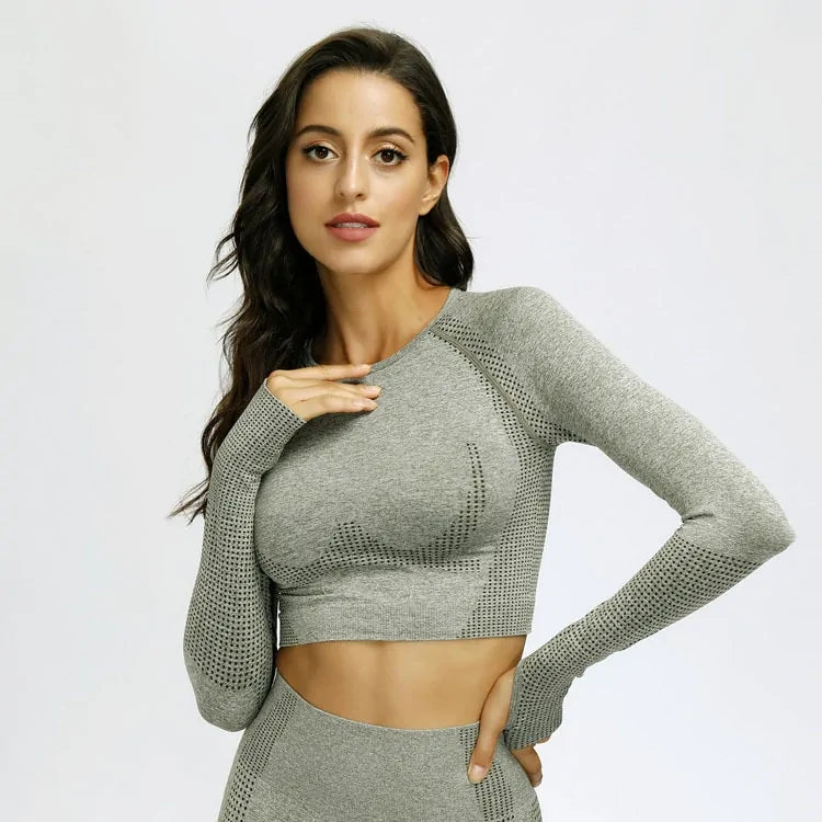 Flex Sleeve Crop Top