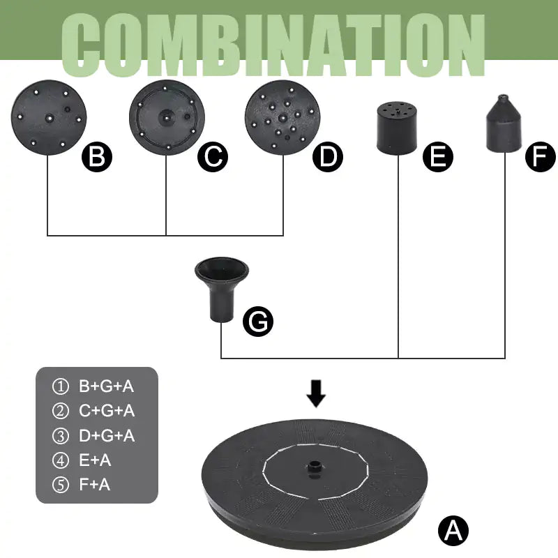 Solar Water Fountain