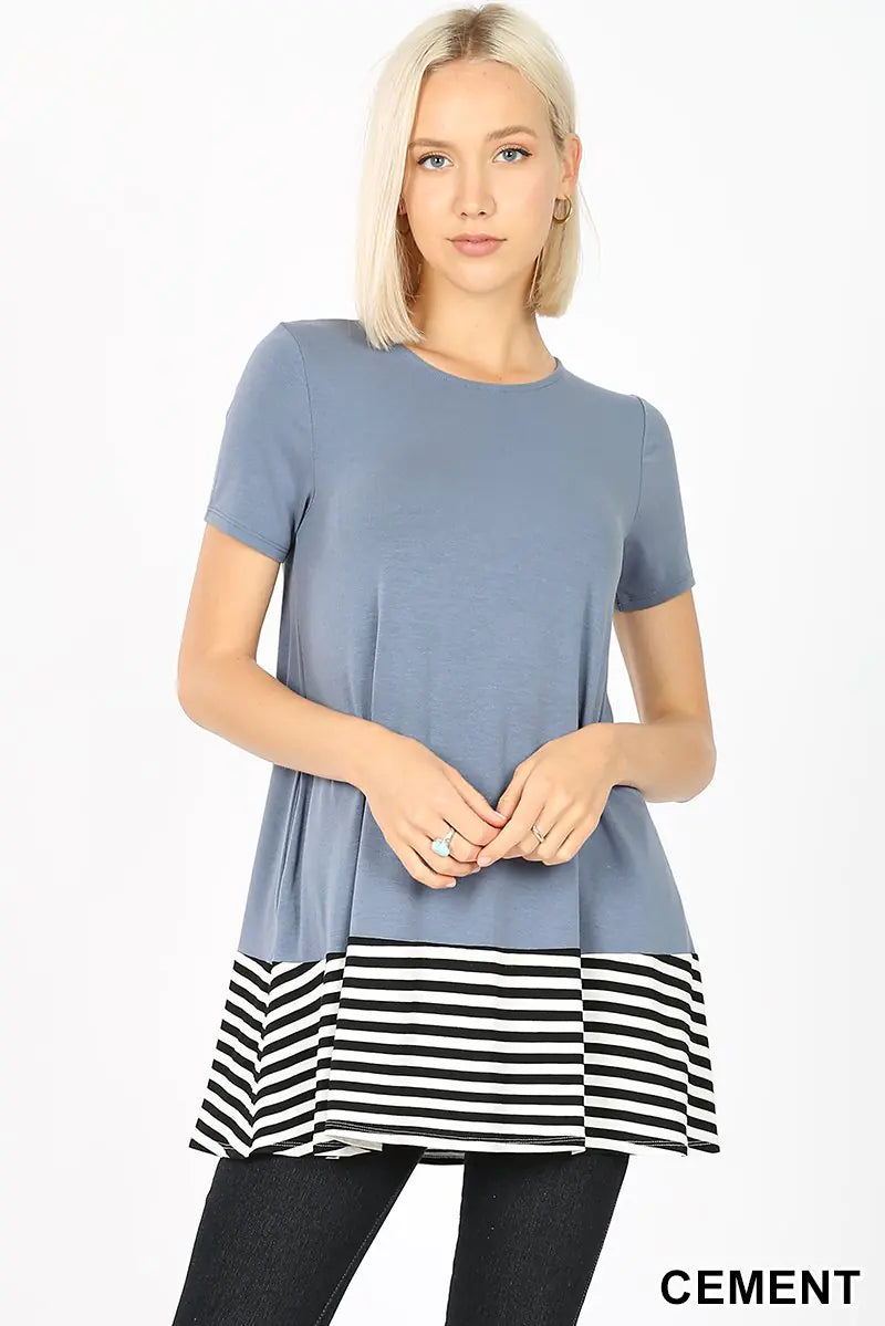 Stripe Block Top