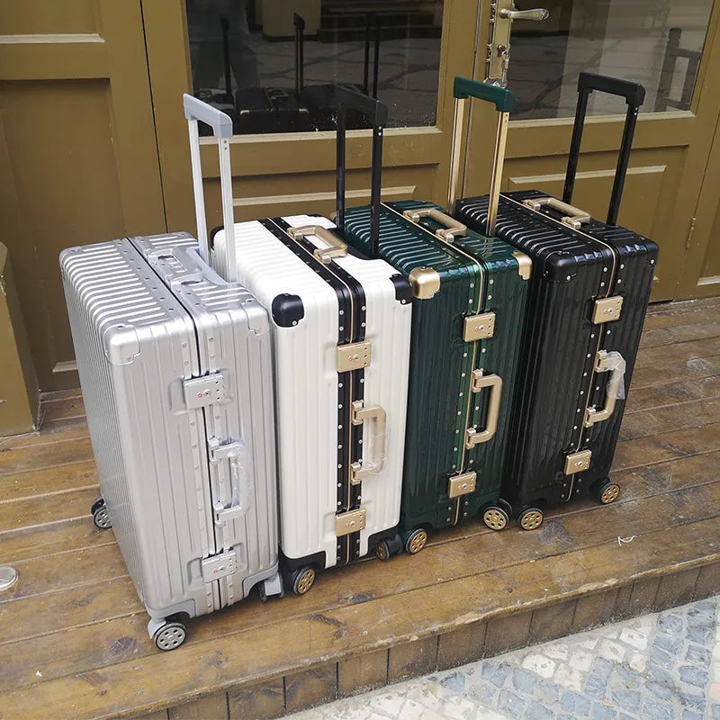 Aluminum Zipperless Luggage