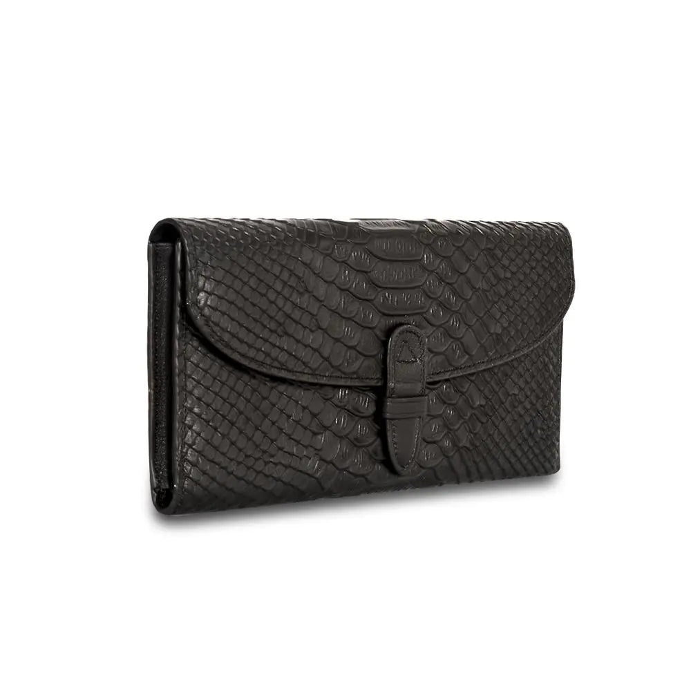 Wealthy Leather Wallet -Black