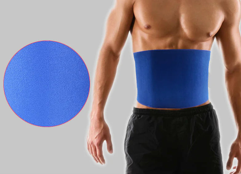 Waist Trimmer Belt Sweat Band Wrap Ab Stomach Weight Loss Fat Burner Slimming