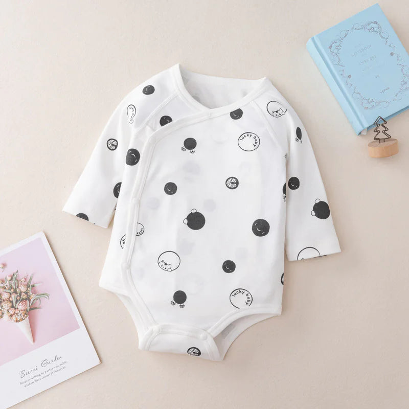 100% Cotton Newborn Rompers (0-24 Months)