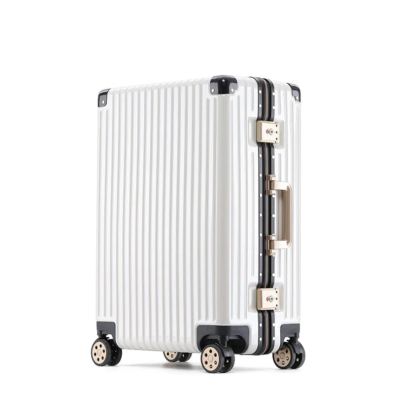 Aluminum Zipperless Luggage