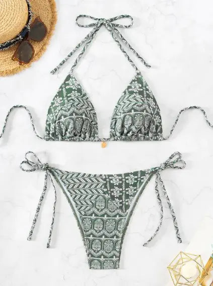 Bohemian Style Bikini Set